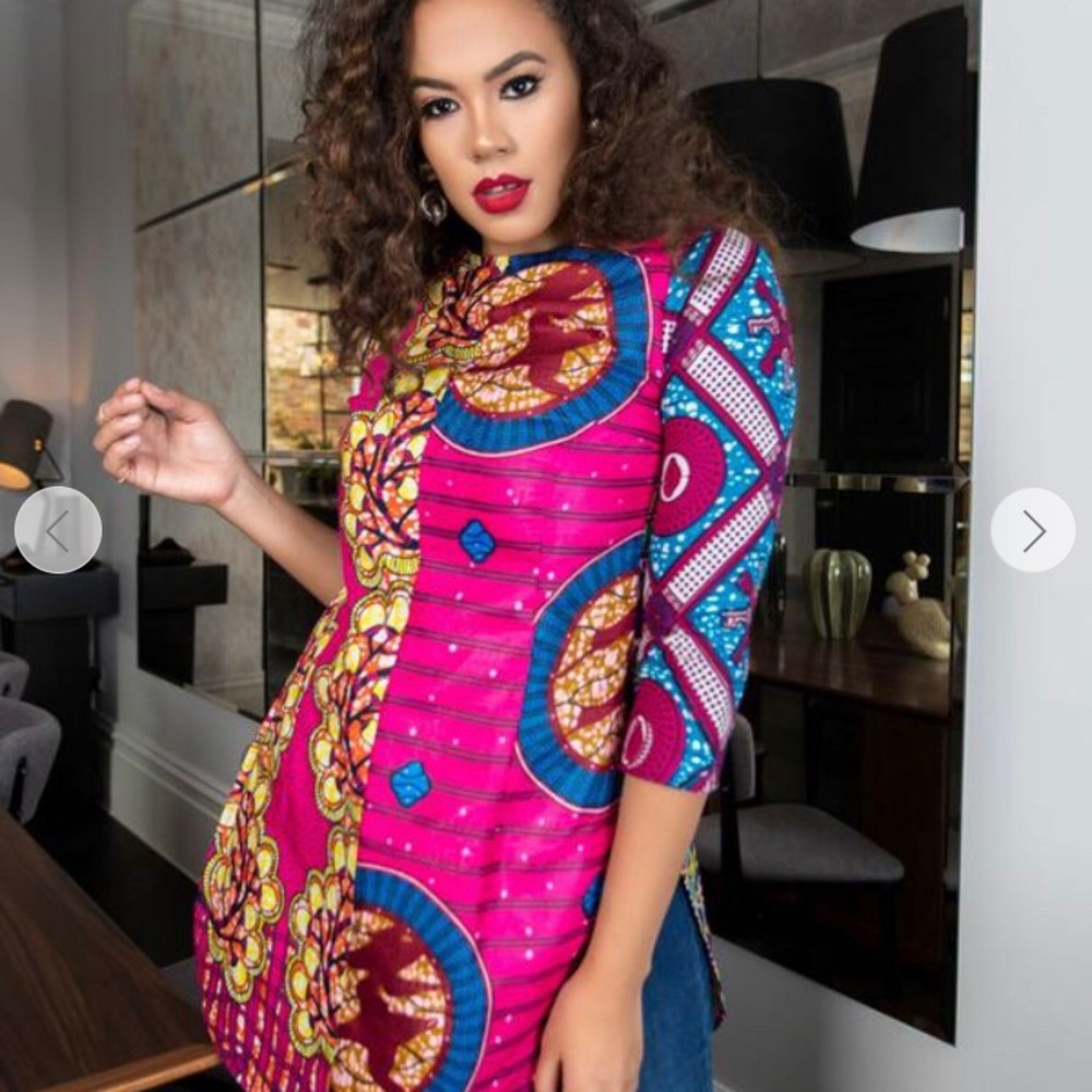 African Print Top 2 (brand new)